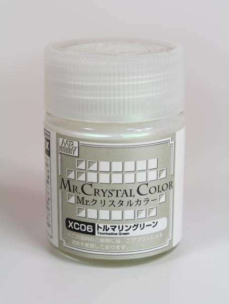 GUNZE MR.CRYSTAL COLOR 彩晶漆油性亮光電氣石綠18ml NO.XC06
